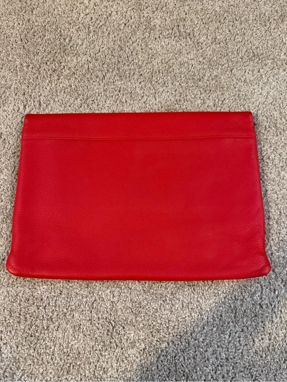 Leatherology Red Leather 15” Laptop Sleeve